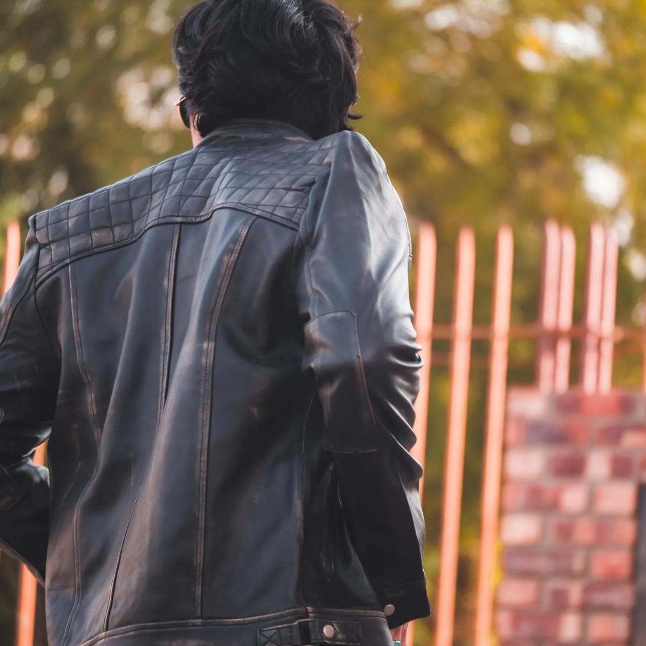 Men's Handmade Lambskin Leather Black Biker Jacket – Tailor Leather