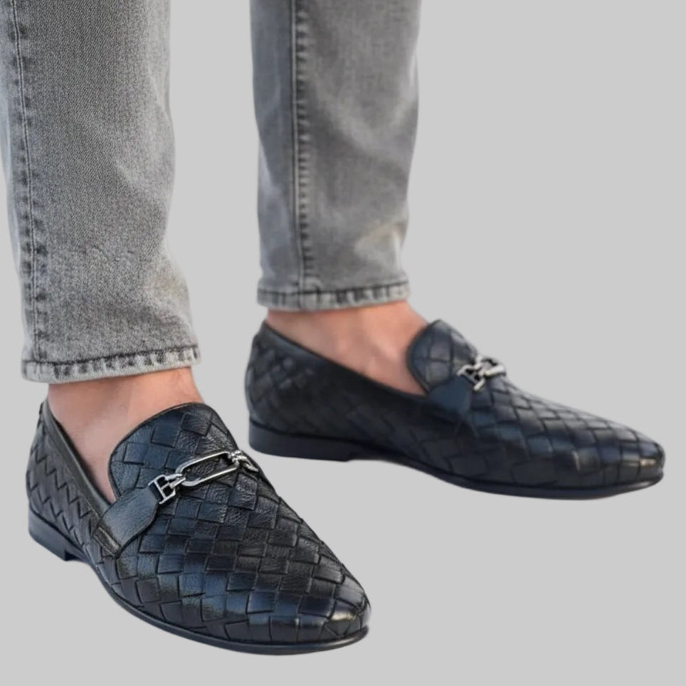 Men's Handmade Handwoven Leather Loafers – Tailor Leather