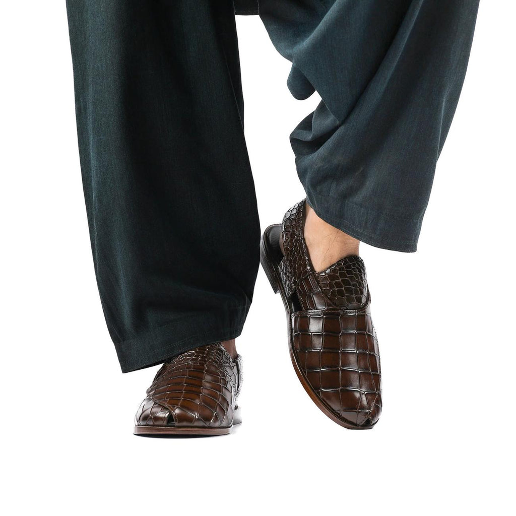 Men's Handmade Genuine Leather Peshawari Chappal – Tailor Leather