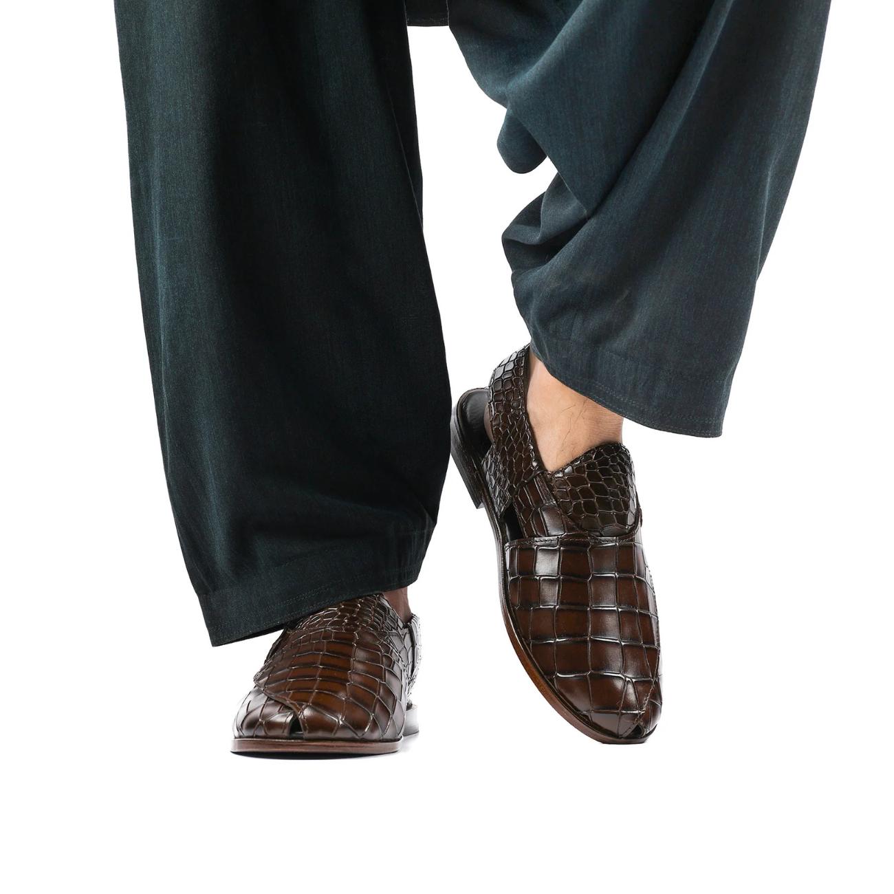 Men's Handmade Genuine Leather Peshawari Chappal – Tailor Leather