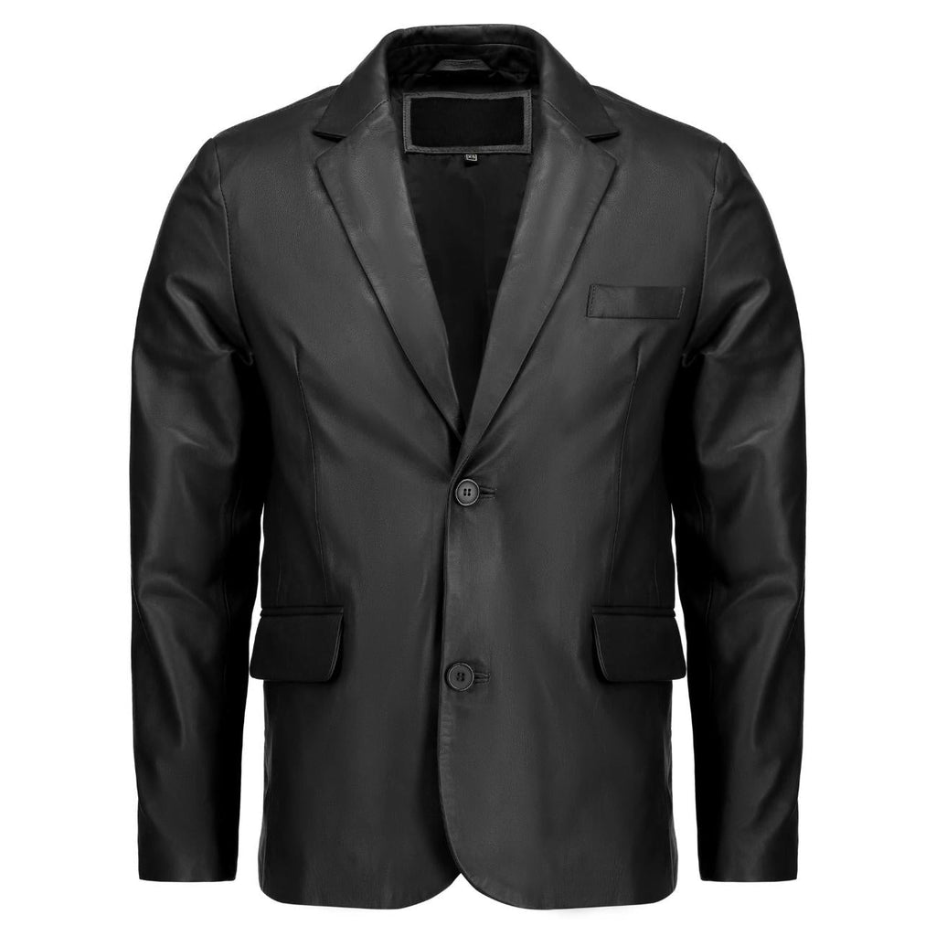 Men's Handmade Lambskin Leather Blazer – Tailor Leather