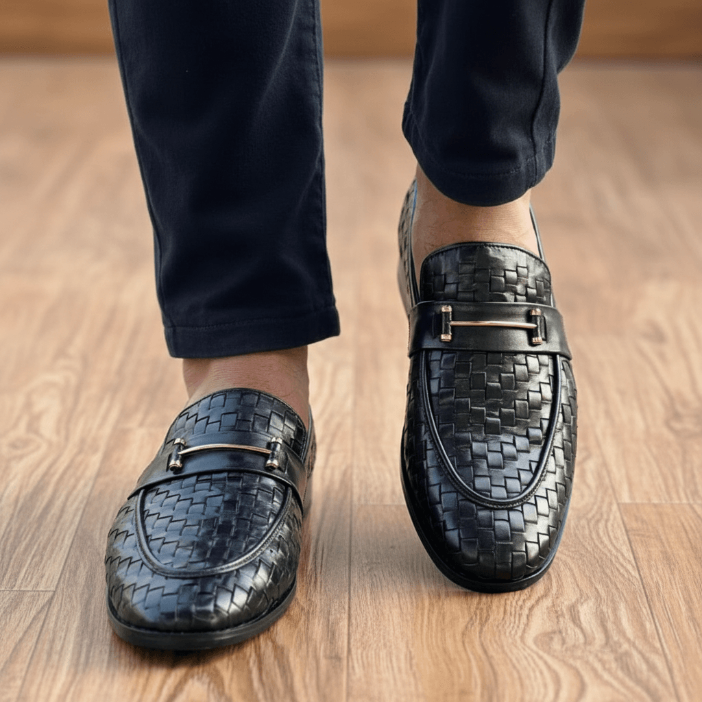 Men's Handmade Handwoven Leather Loafers – Tailor Leather