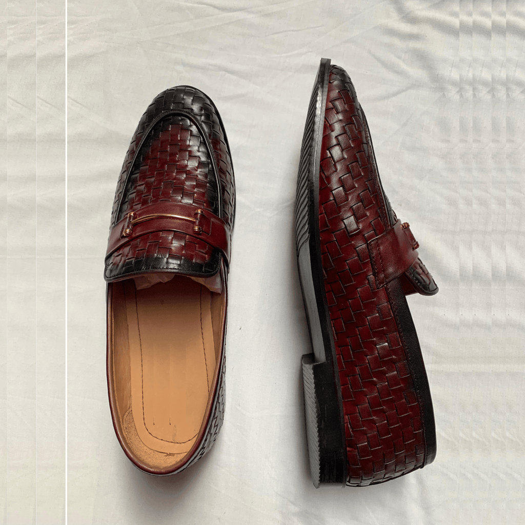 Men's Handmade Handwoven Leather Loafers – Tailor Leather