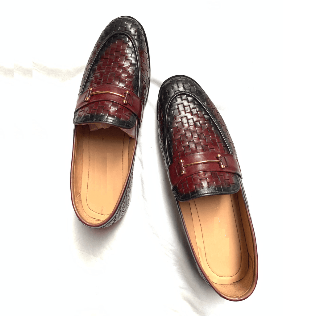 Men's Handmade Handwoven Leather Loafers – Tailor Leather