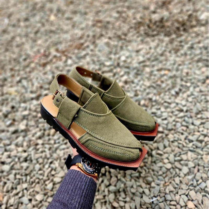 Men's Handmade Genuine Leather Peshawari Chappal – Tailor Leather