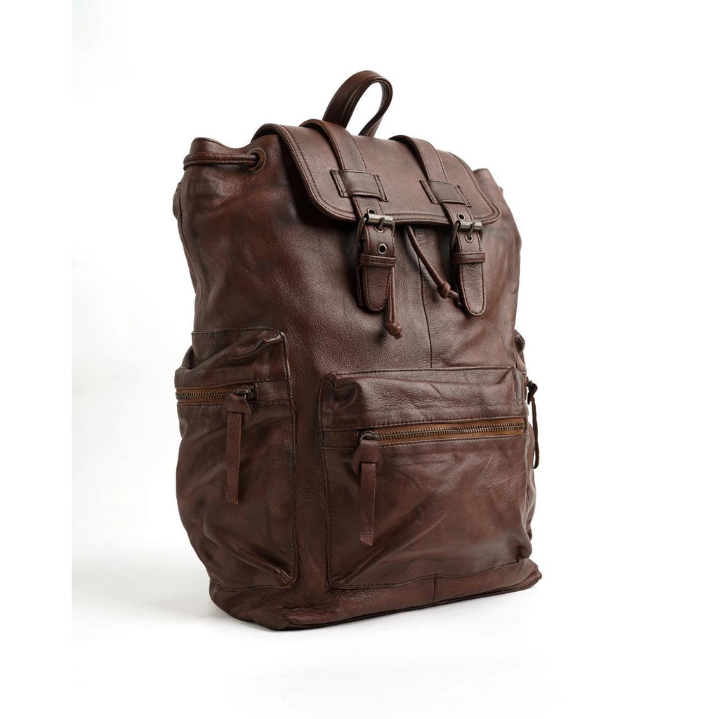 Handmade Tan Brown Leather Laptop Backpack – Tailor Leather