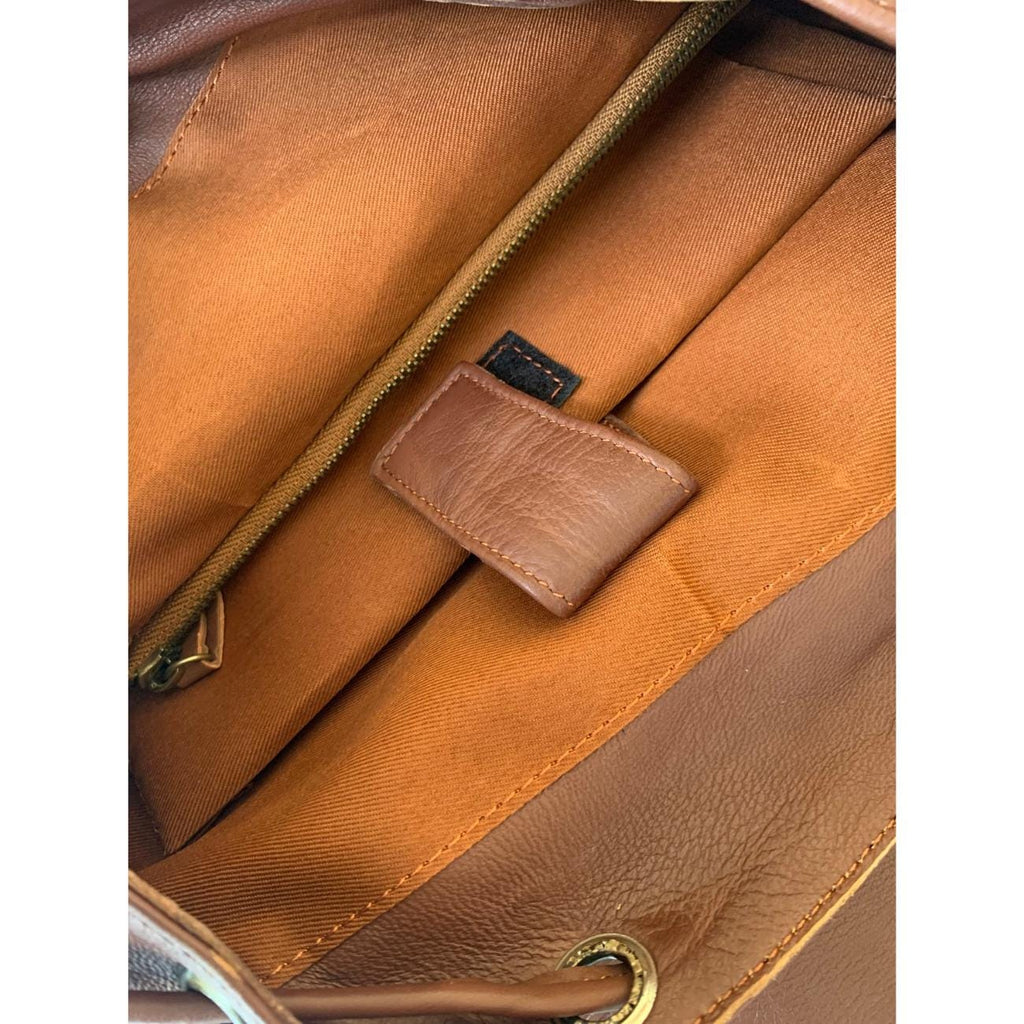 Handmade Tan Brown Leather Laptop Backpack – Tailor Leather