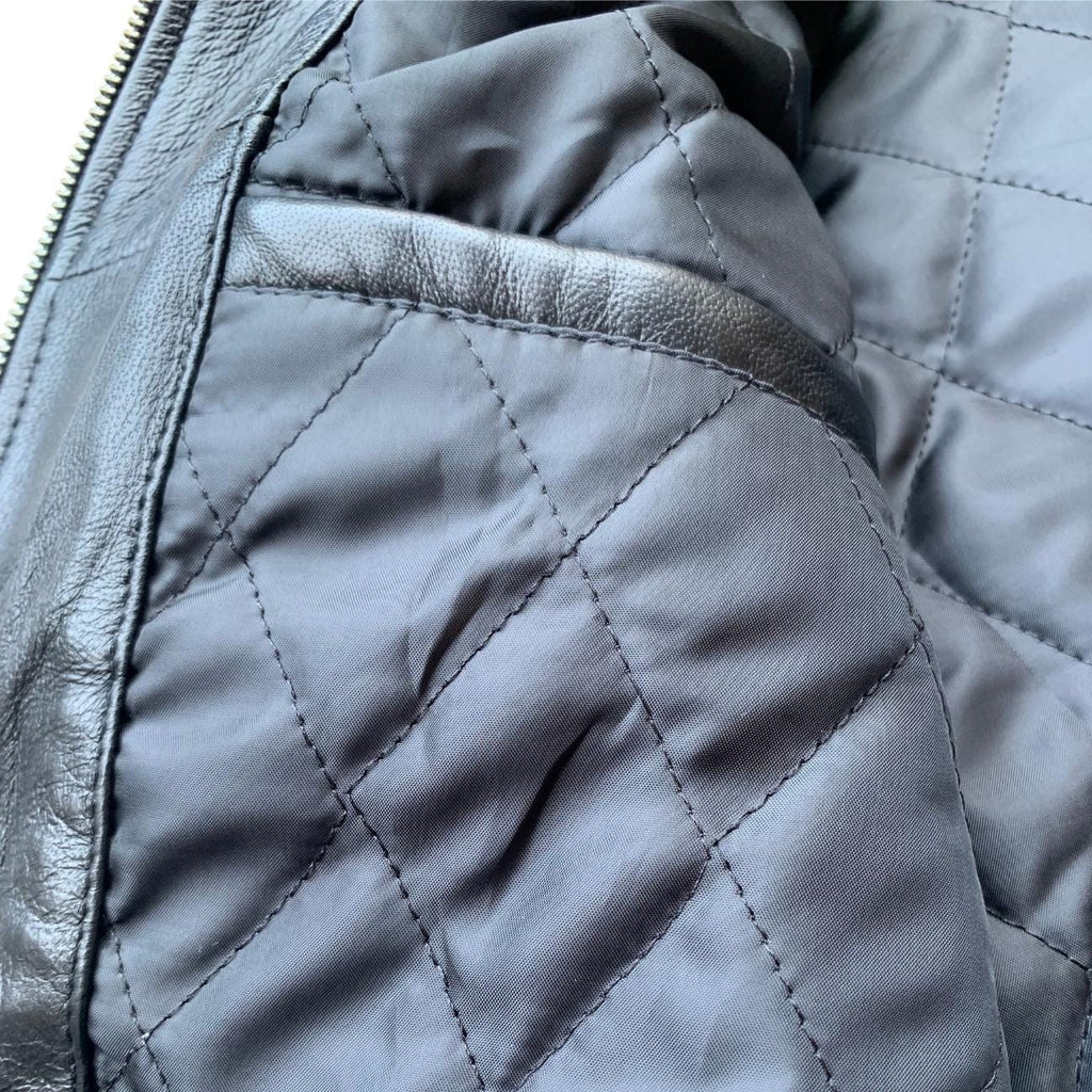 Men's Handmade Lambskin Leather Harrington Jacket – Tailor Leather