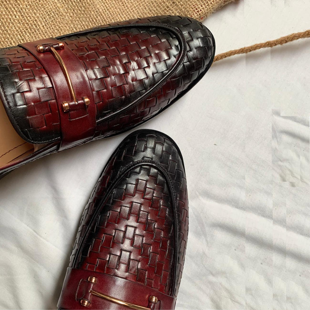 Men's Handmade Handwoven Leather Loafers – Tailor Leather