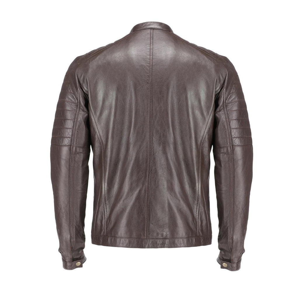 Men's Handmade Lambskin Leather Biker Jacket – Tailor Leather