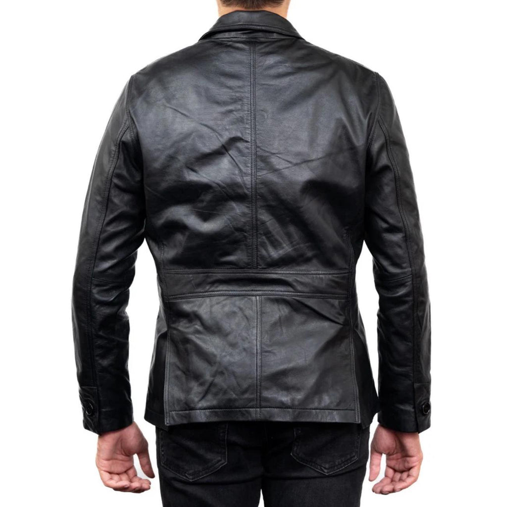 Men's Handmade Lambskin Leather Blazer – Tailor Leather