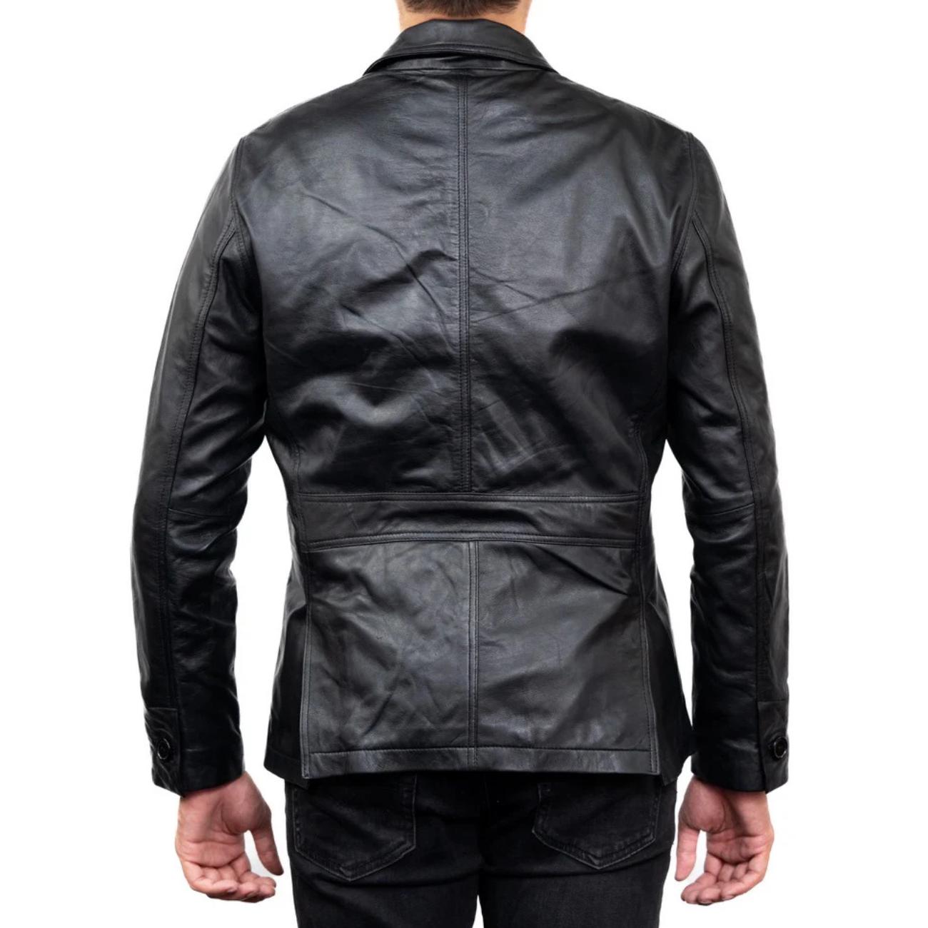 Men's Handmade Lambskin Leather Blazer – Tailor Leather