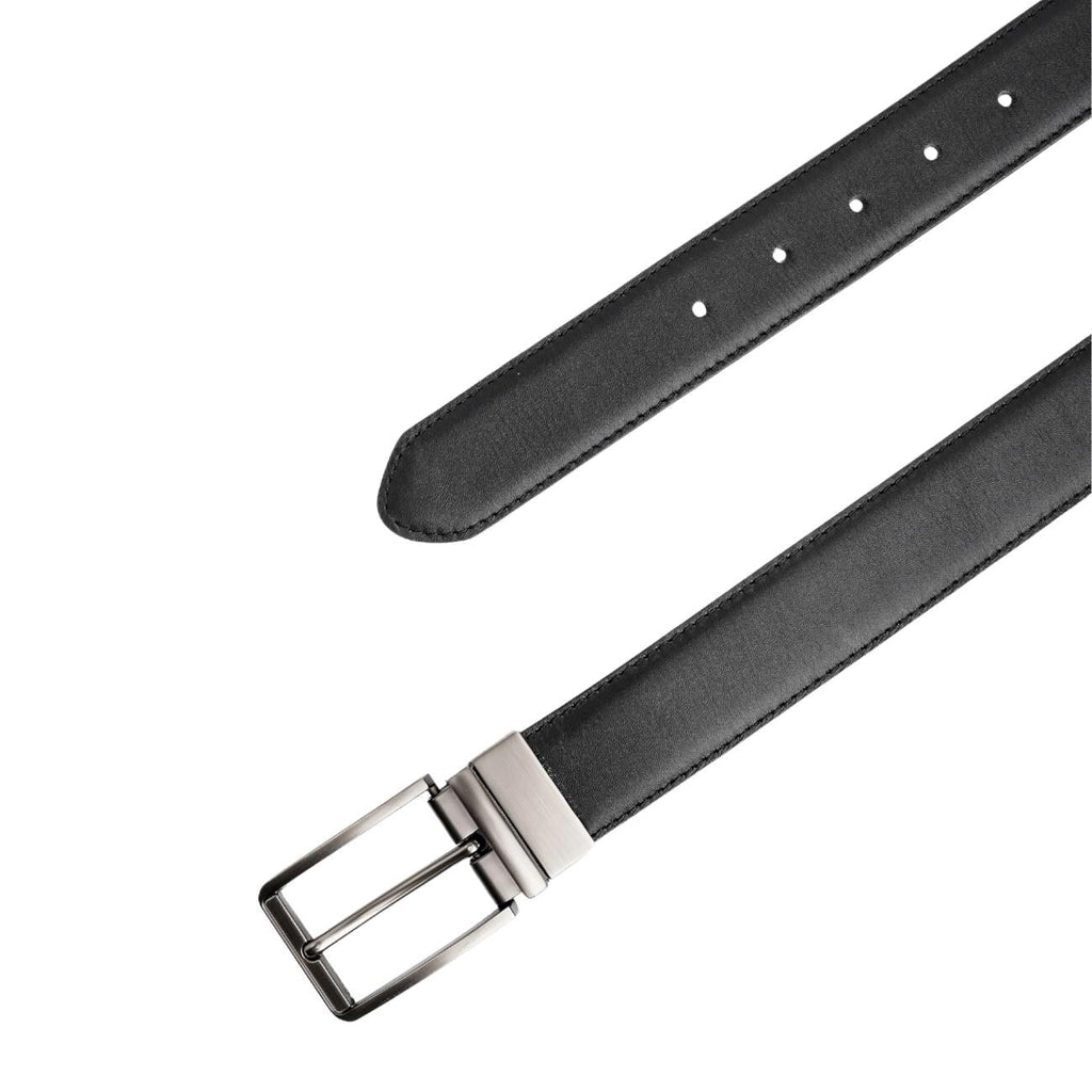 Men's Handmade Reversible Leather Belt – Crocodile Texture – Tailor Leather