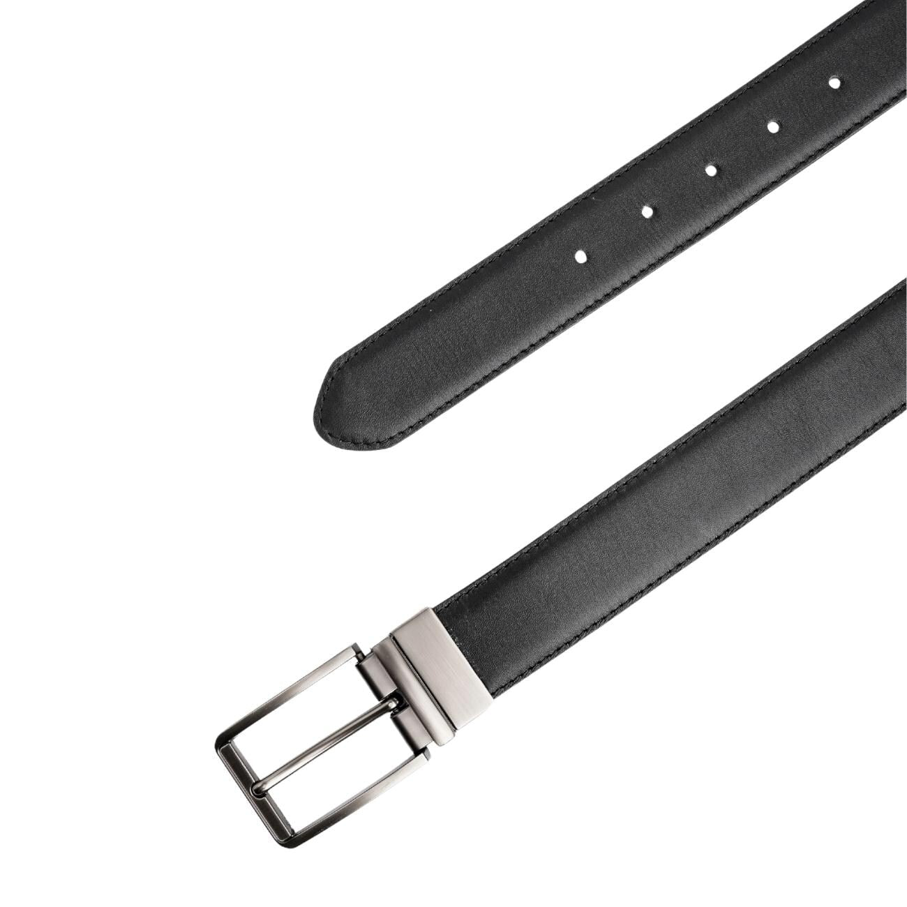 Men's Handmade Reversible Leather Belt – Crocodile Texture – Tailor Leather