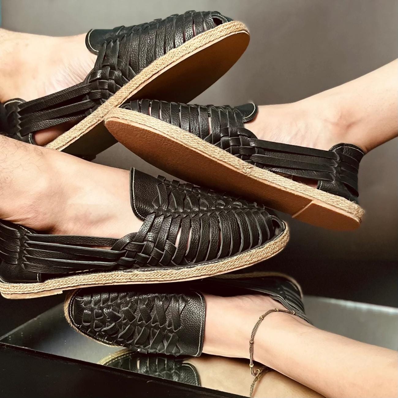 Handmade Leather Huarache Fisherman Sandals – Tailor Leather