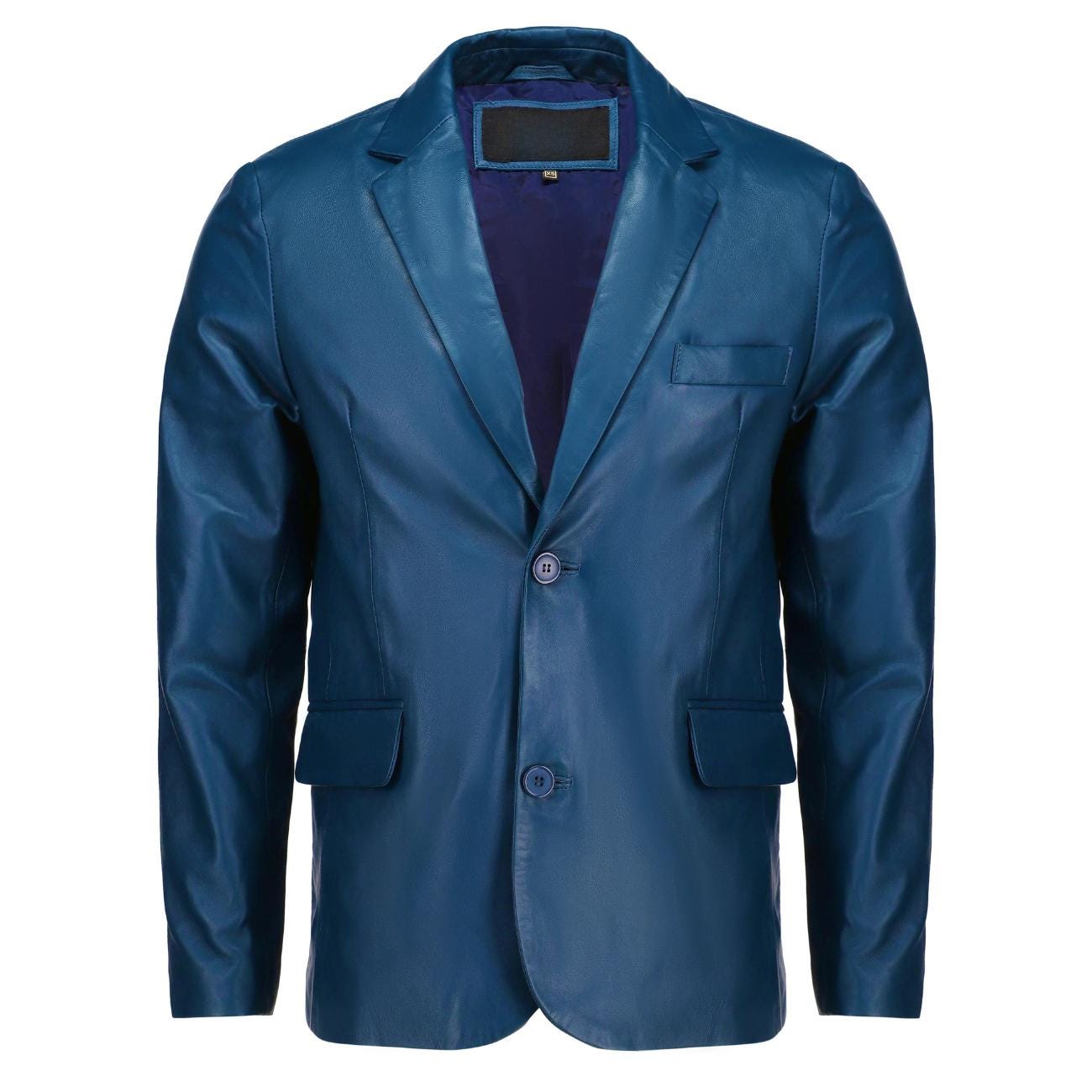 Men's Handmade Lambskin Leather Blazer – Tailor Leather