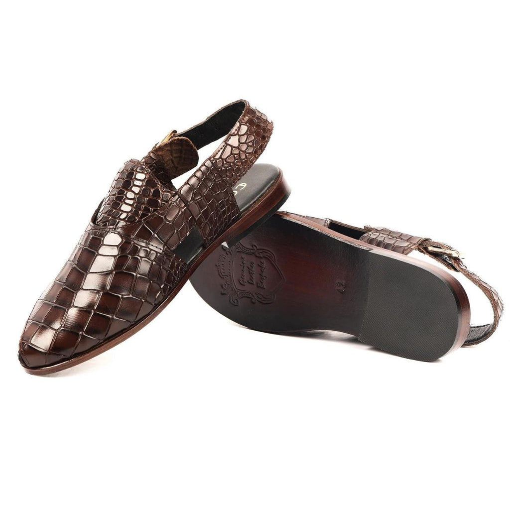 Men's Handmade Genuine Leather Peshawari Chappal – Tailor Leather