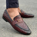 Men's Handmade Handwoven Leather Loafers – Tailor Leather