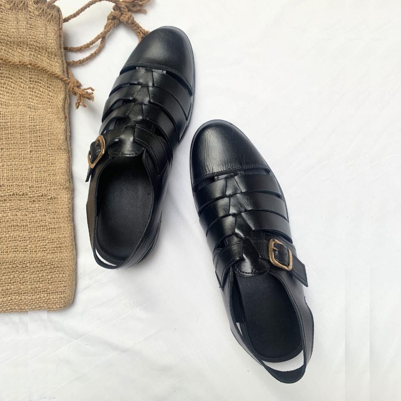 Men's Handmade Genuine Leather Fisherman Sandals – Tailor Leather