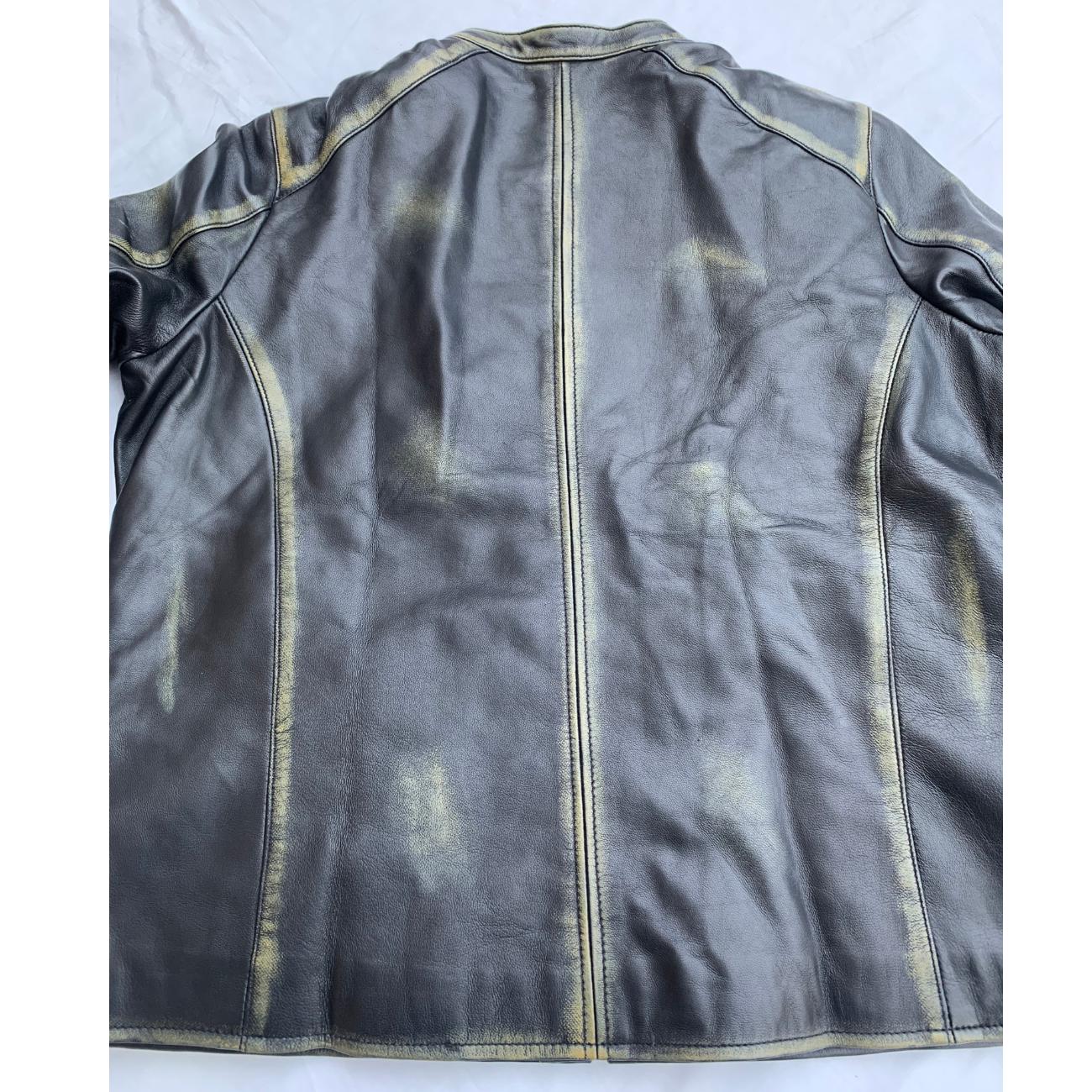 Women's Handmade Lambskin Leather Biker Jacket – Tailor Leather