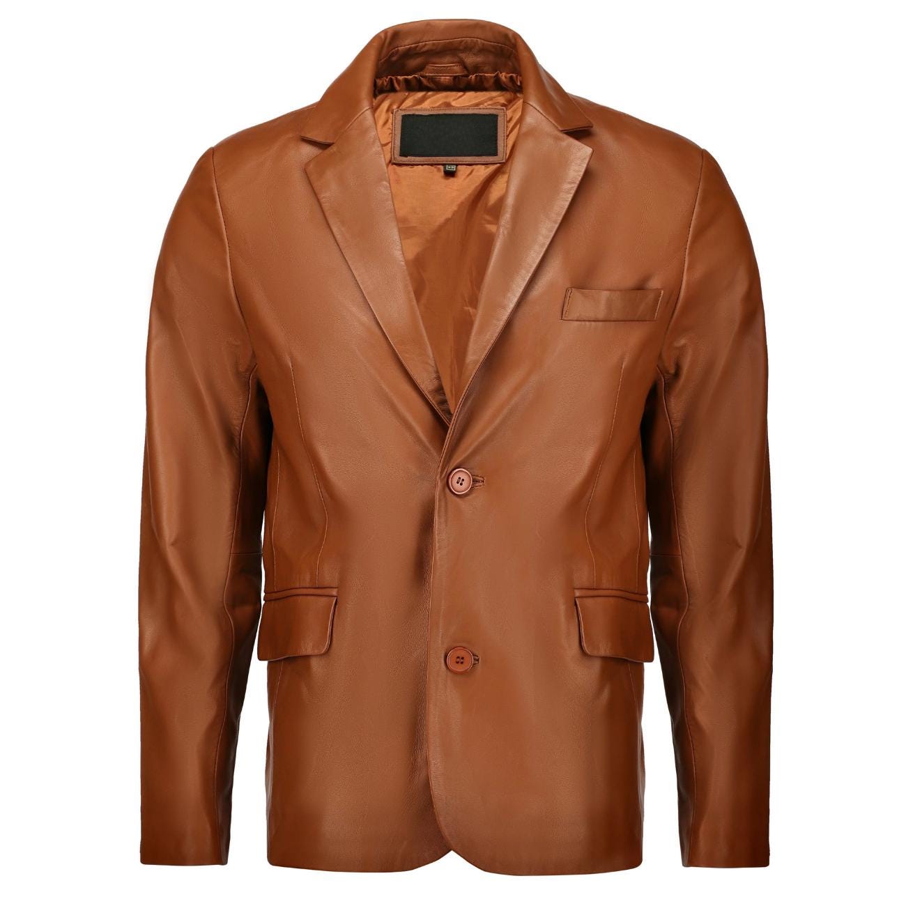 Men's Handmade Lambskin Leather Blazer – Tailor Leather