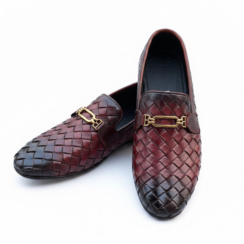 Men's Handmade Handwoven Leather Loafers – Tailor Leather
