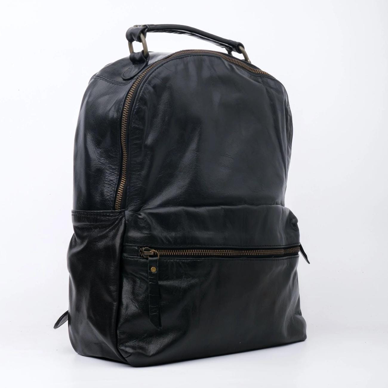 Handmade Black Leather 13