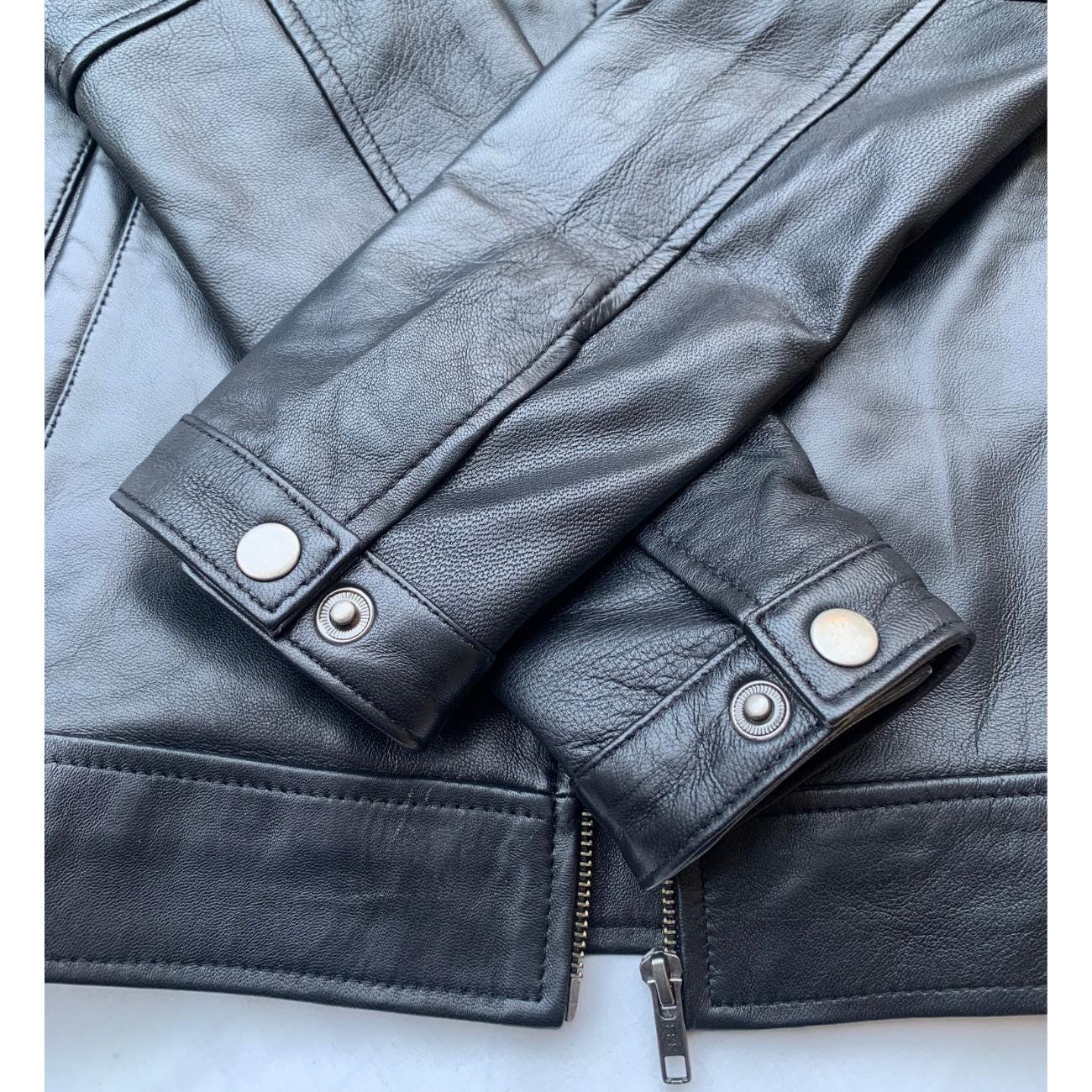 Men's Handmade Lambskin Leather Harrington Jacket – Tailor Leather