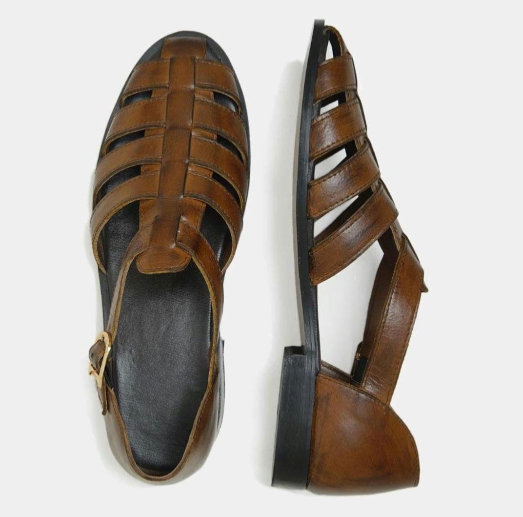 Men's Handmade Genuine Leather Fisherman Sandals – Tailor Leather