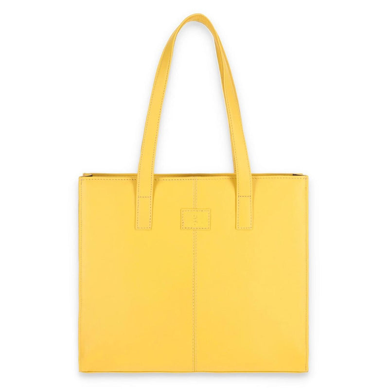 Handmade Tan Brown Leather Tote Bag – Shoulder Handbag – Tailor Leather
