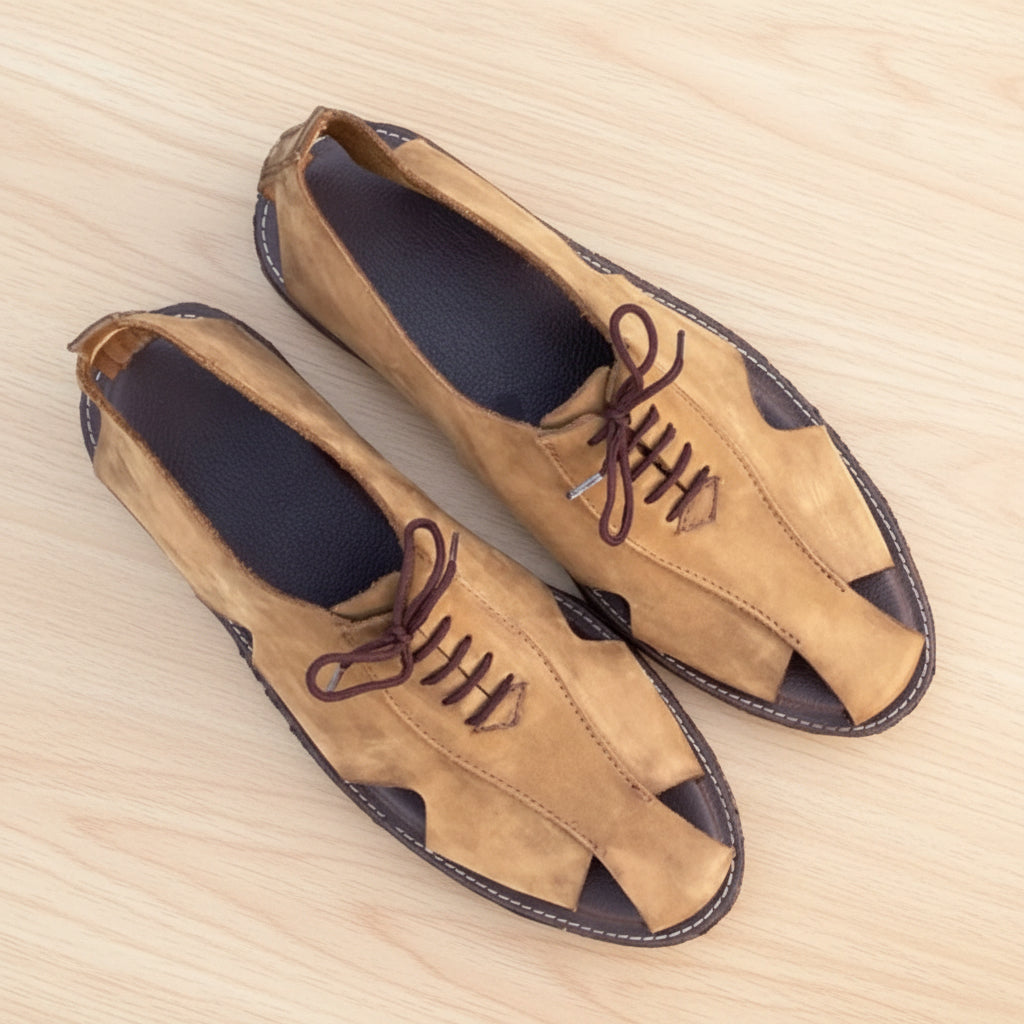 Men's Handmade Genuine Leather Sandals – Tailor Leather