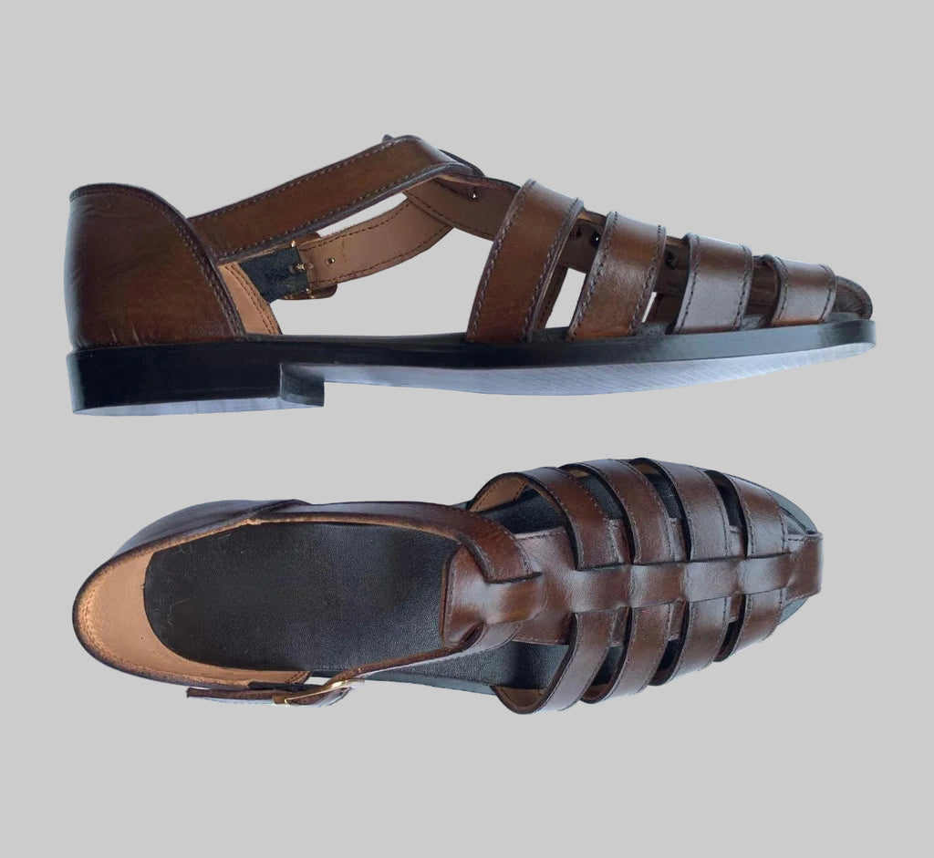 Men's Handmade Genuine Leather Fisherman Sandals – Tailor Leather