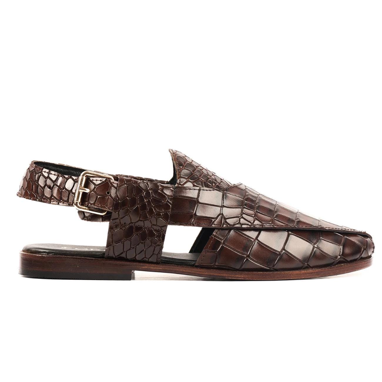 Men's Handmade Genuine Leather Peshawari Chappal – Tailor Leather