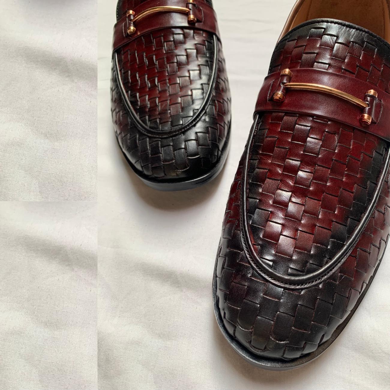 Men's Handmade Handwoven Leather Loafers – Tailor Leather