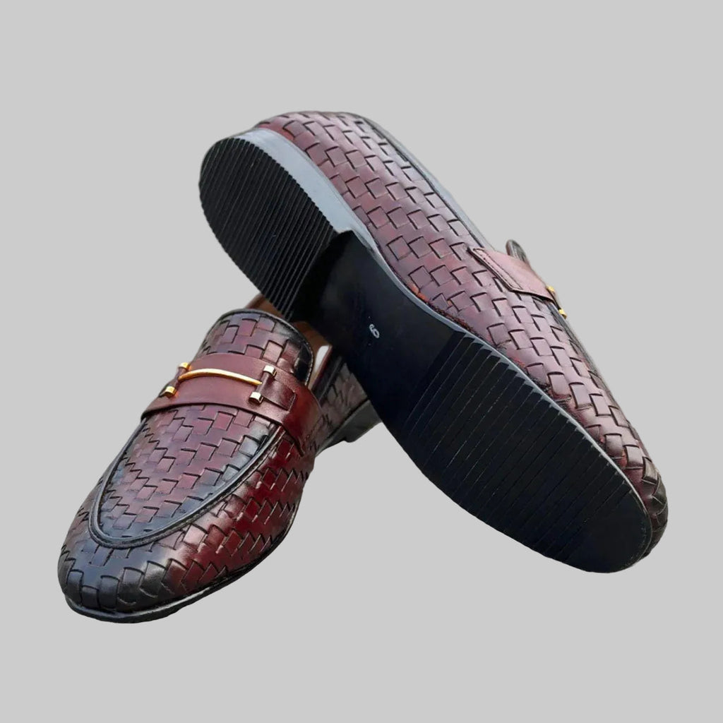 Men's Handmade Handwoven Leather Loafers – Tailor Leather