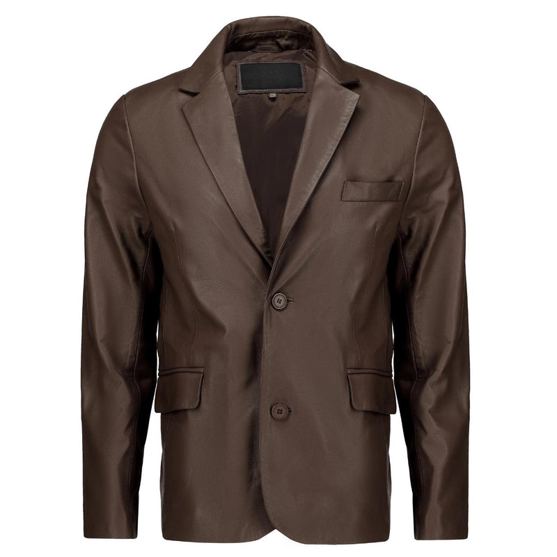 Men's Handmade Lambskin Leather Blazer – Tailor Leather