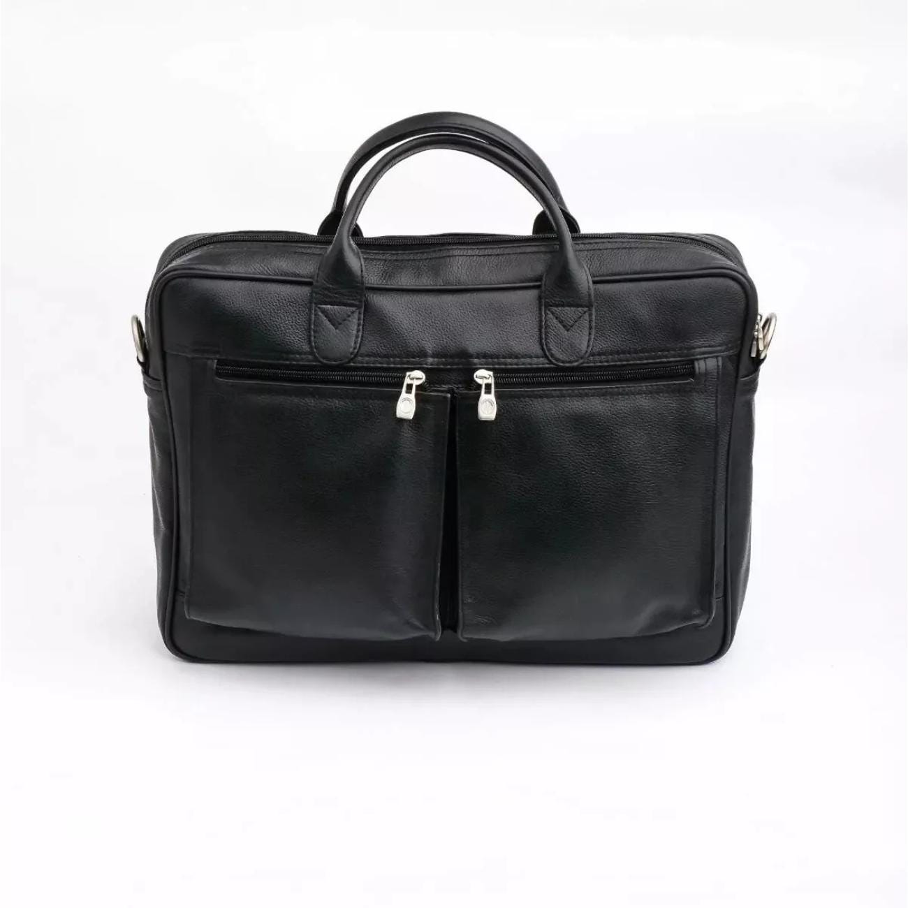 Full-Grain Leather Laptop Briefcase – 15.5" Messenger Bag – Tailor Leather
