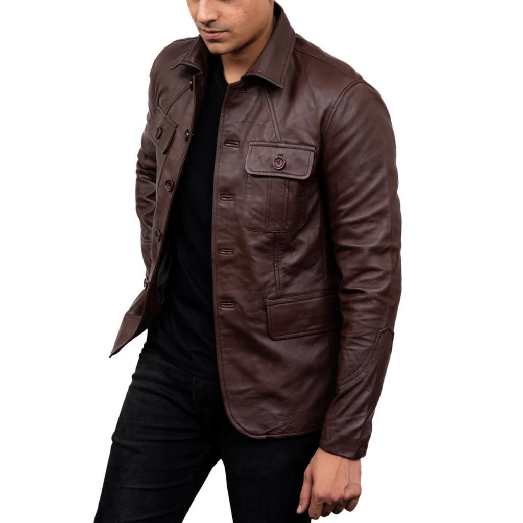Men's Handmade Lambskin Leather Black Jacket – Tailor Leather