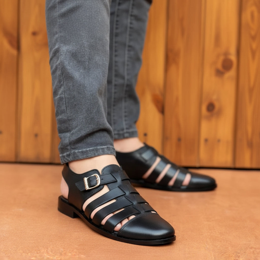 Men's Handmade Genuine Leather Fisherman Sandals – Tailor Leather