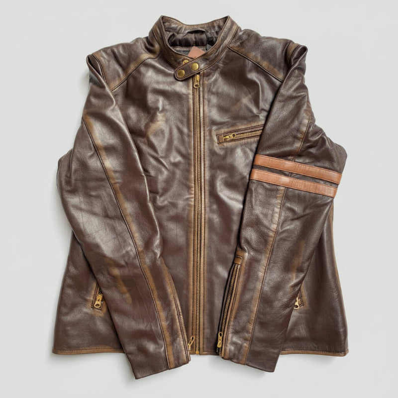 Women's Handmade Lambskin Leather Biker Jacket – Tailor Leather