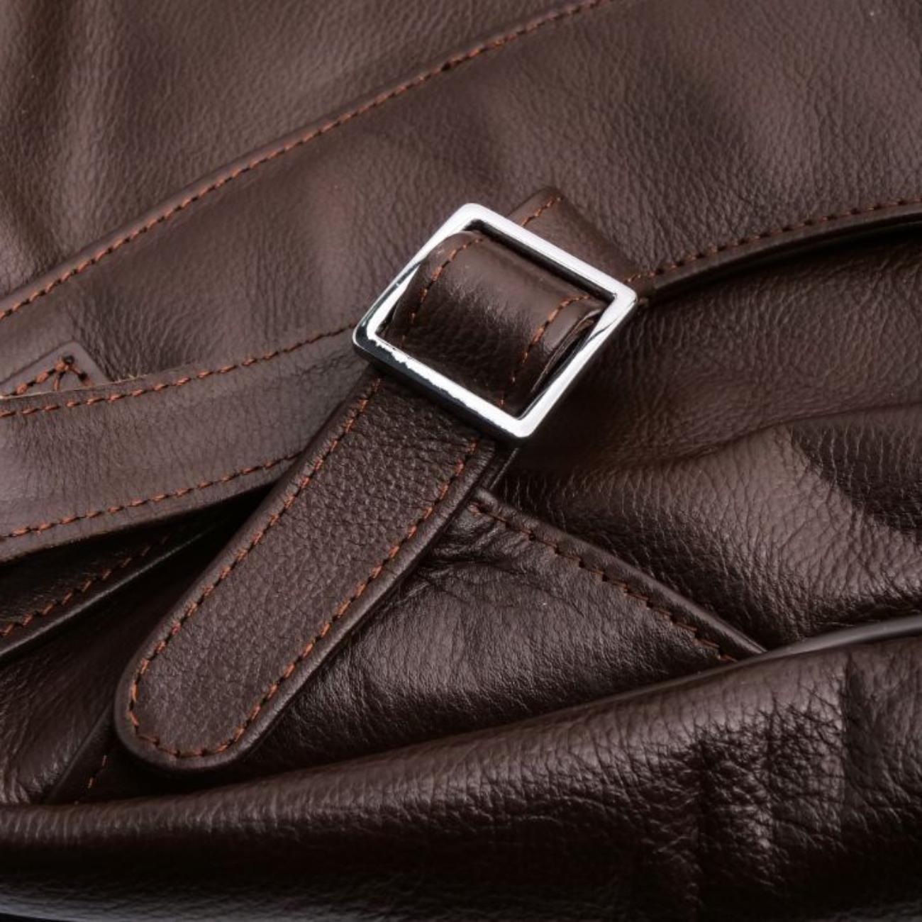 Handmade Black Leather 17" Laptop Backpack – Tailor Leather