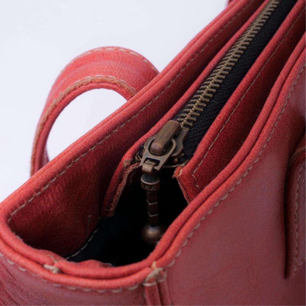 Handmade Tan Brown Leather Tote Bag – Shoulder Handbag – Tailor Leather