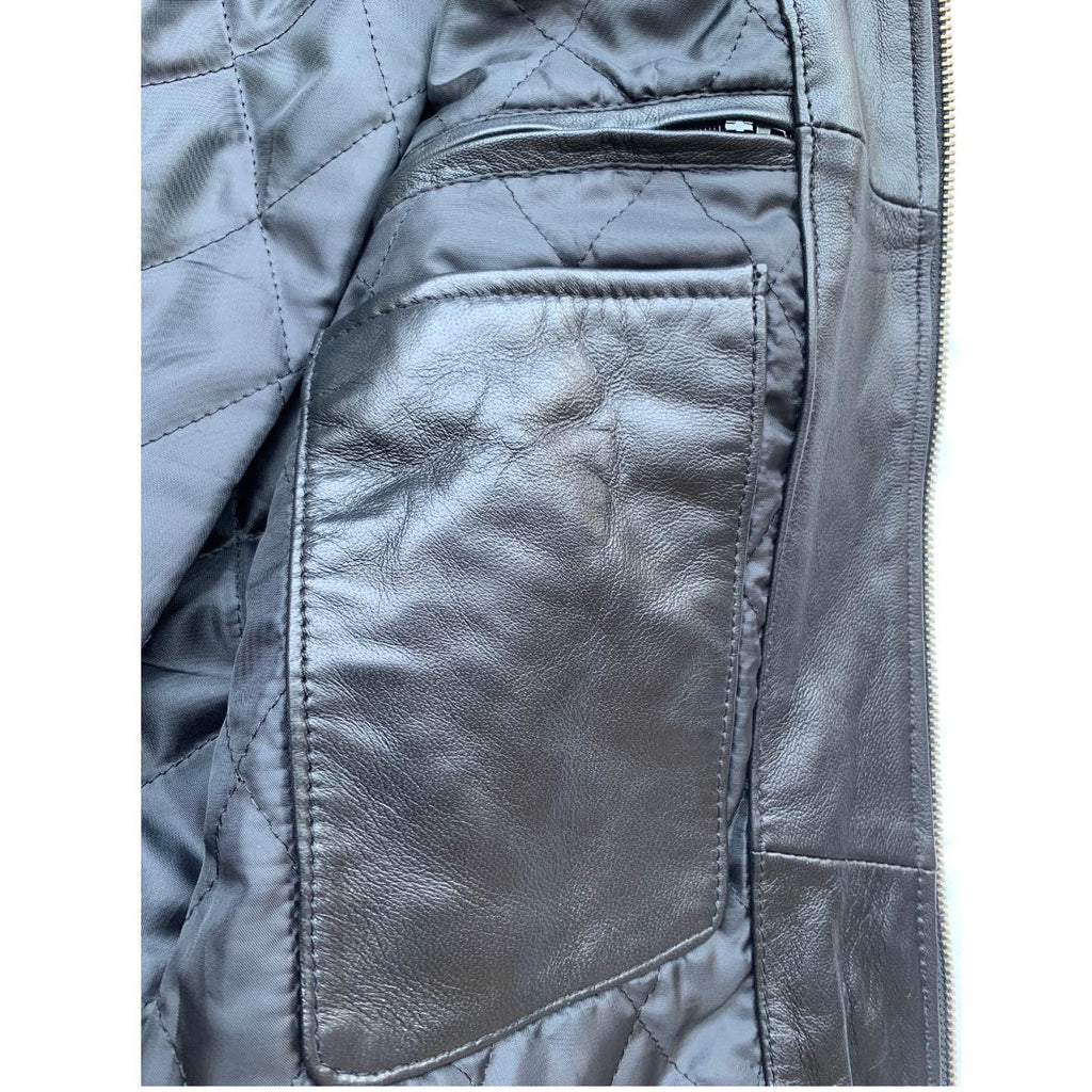 Men's Handmade Lambskin Leather Harrington Jacket – Tailor Leather