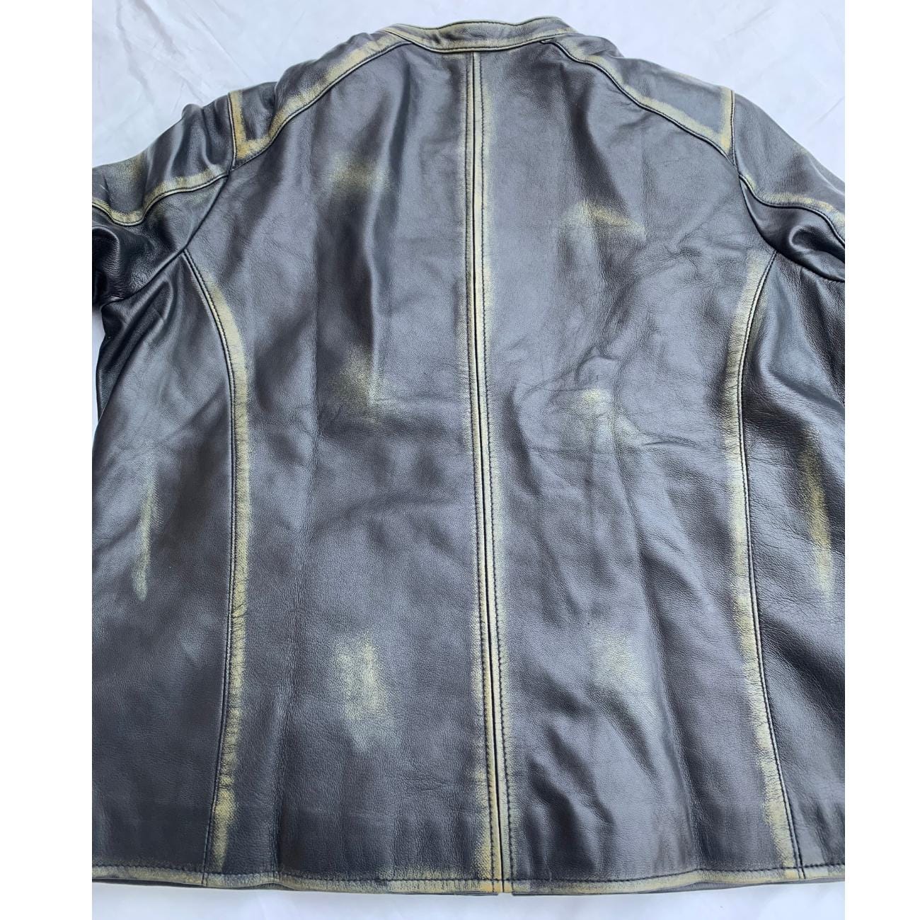 Men's Handmade Lambskin Leather Biker Jacket – Tailor Leather