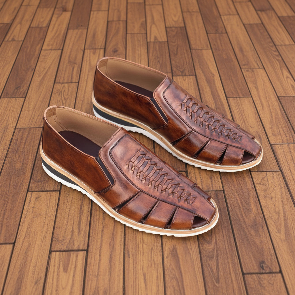 Handmade Leather Huarache Fisherman Sandals – Tailor Leather