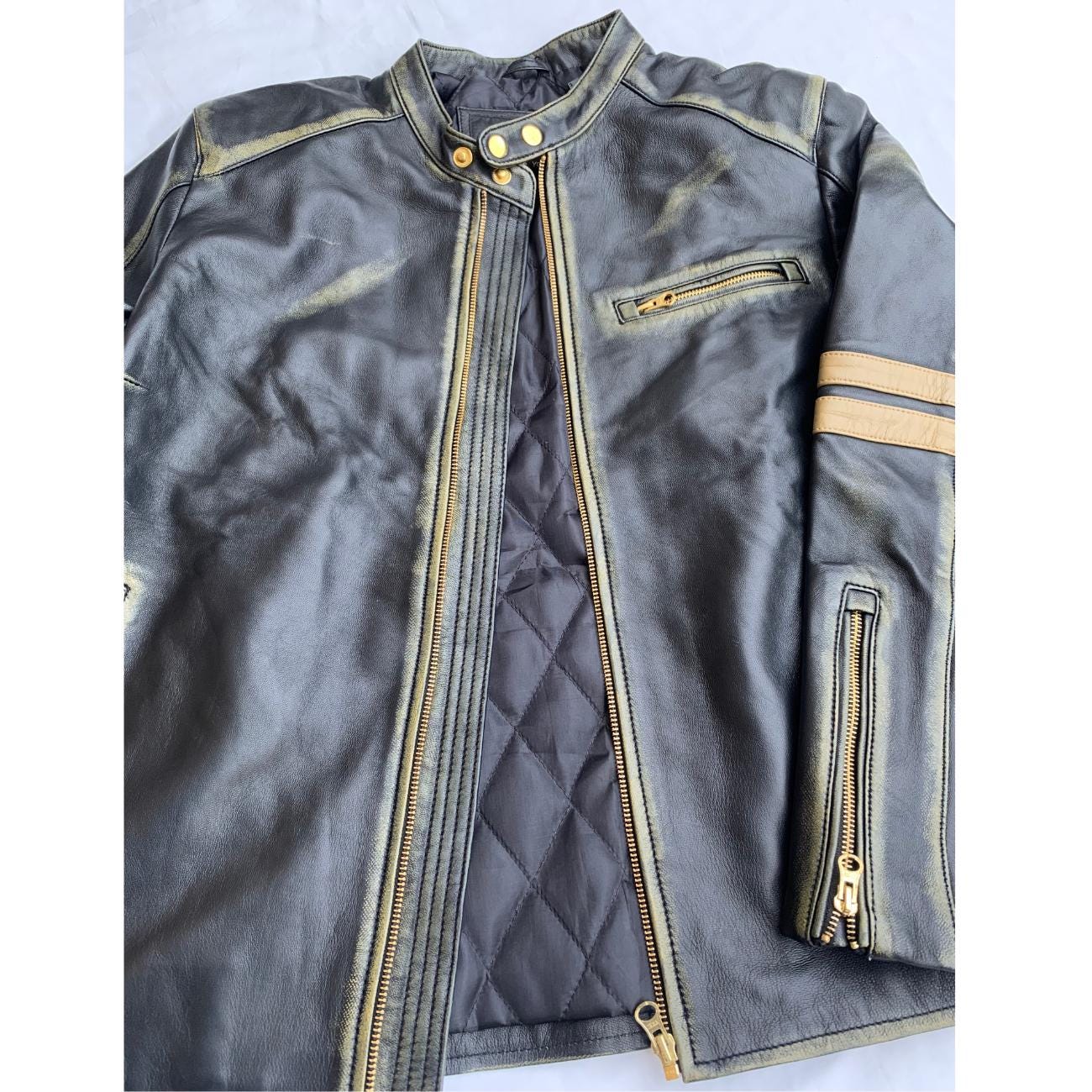 Women's Handmade Lambskin Leather Biker Jacket – Tailor Leather