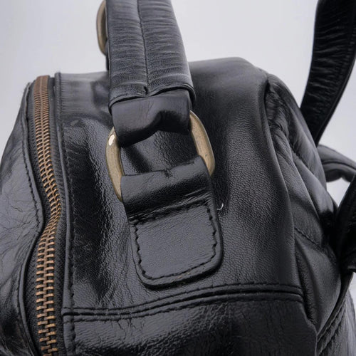 Handmade Black Leather 13" Laptop Backpack – Tailor Leather