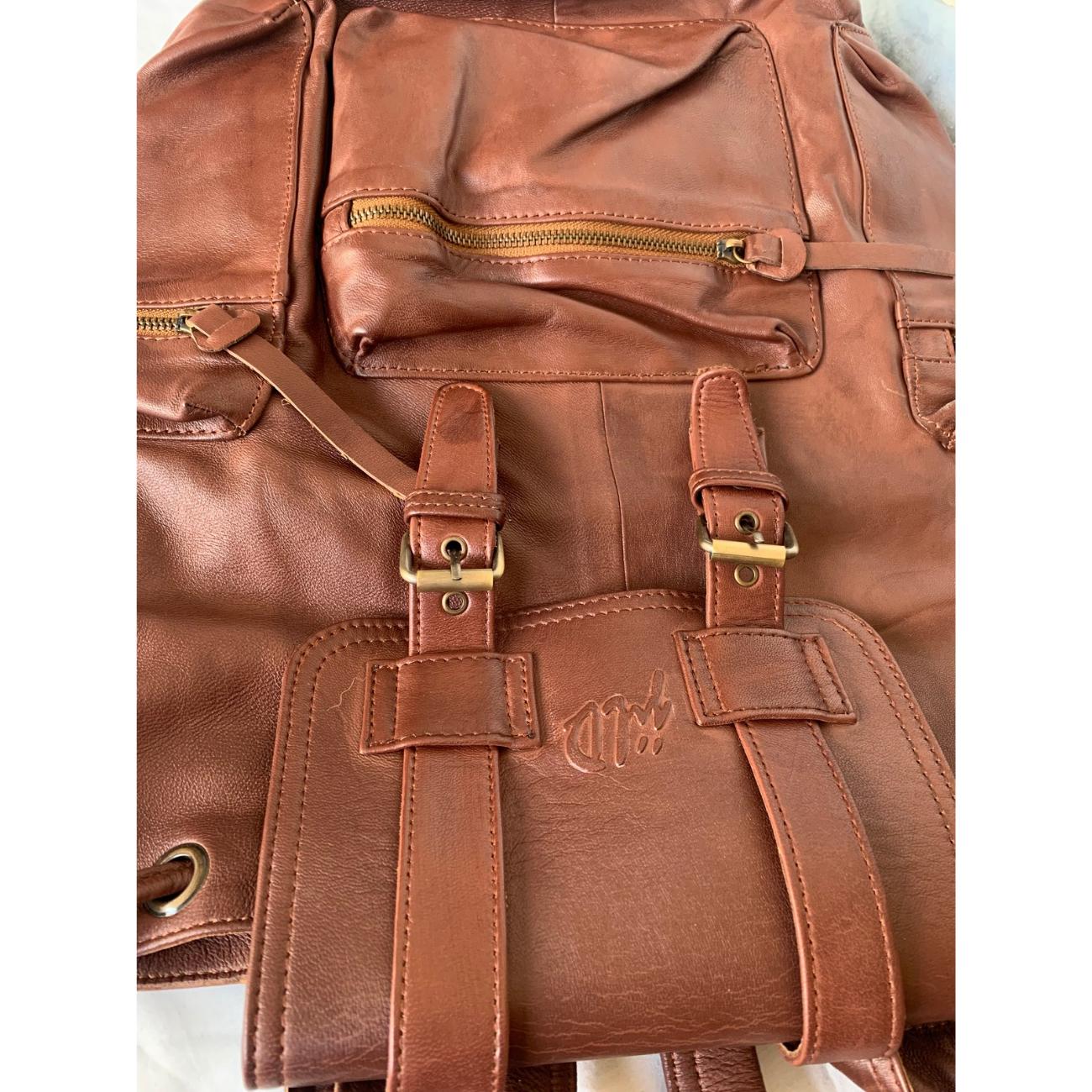 Handmade Tan Brown Leather Laptop Backpack – Tailor Leather