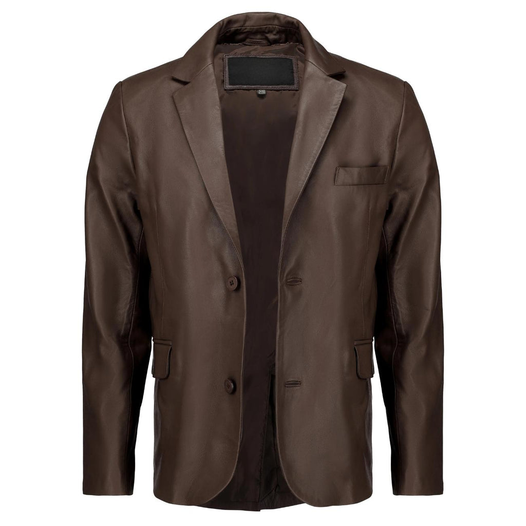 Men's Handmade Lambskin Leather Blazer – Tailor Leather