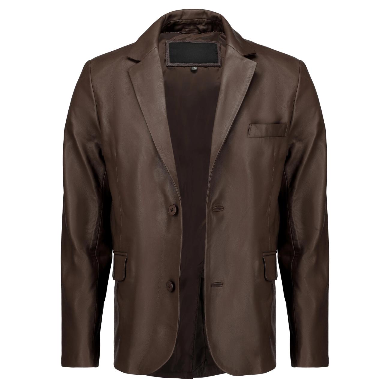Men's Handmade Lambskin Leather Blazer – Tailor Leather